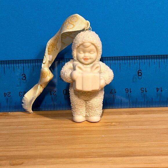 Department 56 Snowbabies Ornament "My Gift to You" #68909 w/Box Retired Vintage - Picture 7 of 14